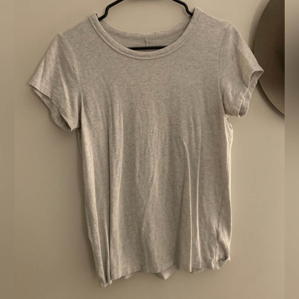 Off white heathered T-shirt, Aerie, size small